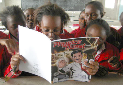 Childen reading Kerry’s books