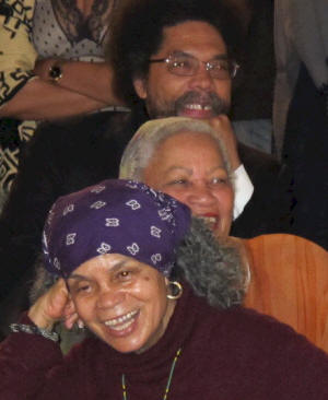 Photo Cornel West, Toni Morrison, and Sonia Sanchez  at the National Black Writers&rsquo; Conference